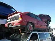 Passport Optima GSi in a junkyard