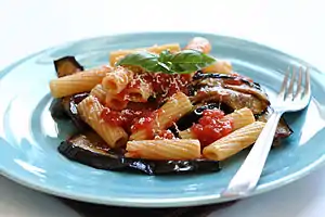 Pasta alla Norma is a classic pasta dish in Sicilian cuisine from Catania