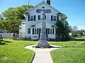 Civil War Soldiers monument in White Bronze, 1885, Patchogue, New York