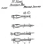 Fountain pen  Patent 4927