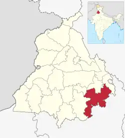 Location in Punjab