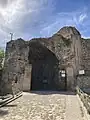 The entrance to the castle