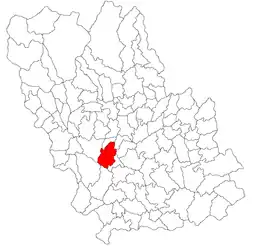 Location in Prahova County