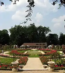 The Norman Pavillon at the Roseraie du Val-de-Marne