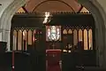 Rood screen and altar