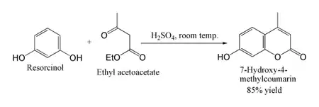 The Pechmann condensation as applied to 7-hydroxy-4-methylcoumarin