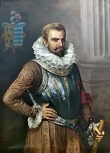 Painting of Pedro de Alvarado