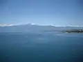 View of Pegunungan Arfak from the Cenderawasih Bay.