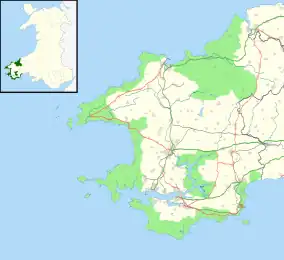 map of area of national park in the county