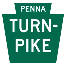 Pennsylvania Turnpike marker