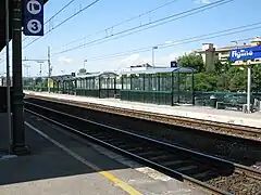 Station roof of platform 4