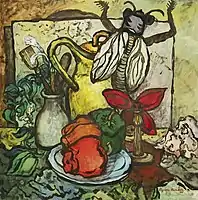 Peppers & Honeysuckle, 1993, Byron Randall (Long Beach Museum of Art)