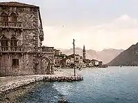 Perast, 1900 postcard