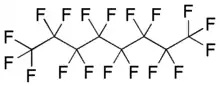 Perfluorooctane, a linear perfluoroalkane