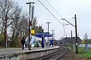 Platform number eight, of the former Warszawa Wola station