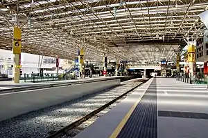 Perth station platforms