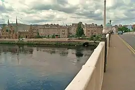 The northern end of Tay Street, viewed from Perth Bridge