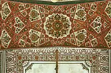 Image 1The interior of the Mohabbat Khan Mosque is elaborately frescoed with elegant and intricately detailed floral and geometric motifs. (from Peshawar)