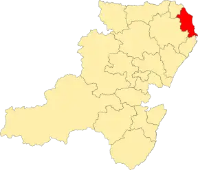 Location of the ward