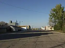 Looking down a street in Petersburg