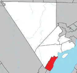 Location within Charlevoix RCM.