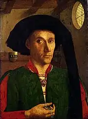 Edward Grimston, 1446. National Gallery, London. (On loan from the Earl of Verulam)