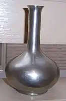 Pewter vase