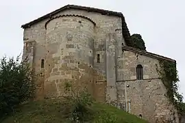 The church in Peyrusse-Massas