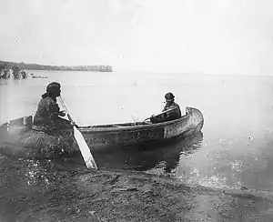 Image 20Ojibwa women in a canoe, Leech Lake, 1909 (from History of Minnesota)