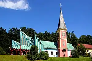 Thal's local church in July 2009