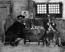 Image 46Henry Every is shown selling his loot in this engraving by Howard Pyle. Every's capture of the Grand Mughal ship Ganj-i-Sawai in 1695 stands as one of the most profitable pirate raids ever perpetrated. (from Piracy)