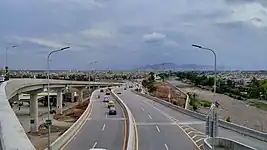 Image 4New flyovers, such as this one near the suburb of Hayatabad, have been constructed in recent years to improve traffic flow. (from Peshawar)