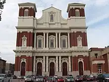 Church of the Gesu (1888), NE corner 18th Street & Girard Avenue, Edwin Forrest Durang, architect. On the campus of Saint Joseph's Preparatory School.