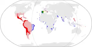 Image 26The realms of Philip II of Spain  Territories administered by the Council of Castile  Territories administered by the Council of Aragon  Territories administered by the Council of Portugal  Territories administered by the Council of Italy  Territories administered by the Council of the Indies  Territories appointed to the Council of Flanders (from Spanish Golden Age)