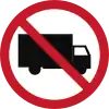 No entry for trucks