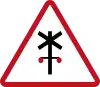 Railroad crossing advance warning (signalled)