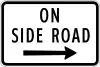 On side road (right)