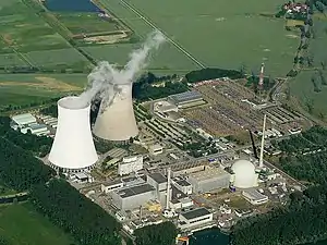 Image 25The cooling towers of the Philippsburg Nuclear Power Plant, in Germany. (from Nuclear fission)