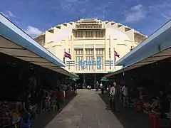 One of the Central Market's entrances