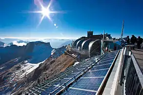 Zugspitze, Germany's highest situated PV system