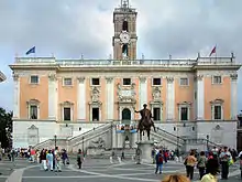 Image 50Palazzo Senatorio, seat of the municipality of Rome. It has been a town hall since AD 1144, making it the oldest town hall in the world. (from Culture of Italy)