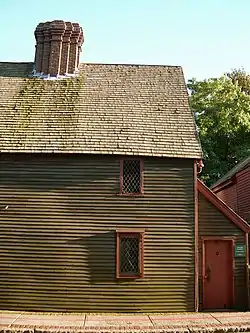 The Pickman House, c. 1664, located on Charter Street and believed to be Salem's oldest surviving building