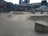 Pier 62 Skatepark Flow Area Looking South