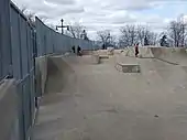 Pier 62 Skatepark Street Area Looking West