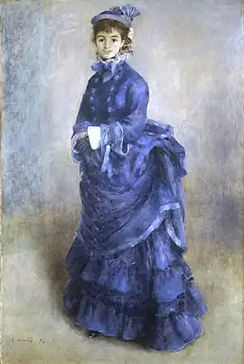 La Parisiennealso known as La Dame en BleuEnglish: The Blue Lady (1874)