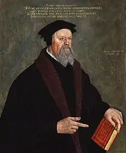 Pietro Vermigli, by Hans Asper, 1560