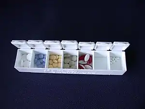 Pill box for home