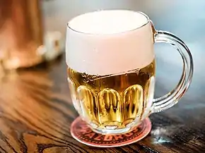 Image 70Pilsner Urquell in a branded mug (from Czech cuisine)