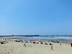 Playa Pimentel, along the Pacific coast.