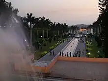 Pinjore Gardens chaharbagh, one of the Mughal Gardens, in Haryana.